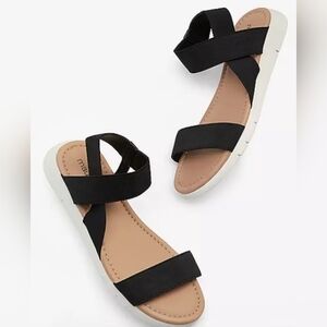 Women's Maurice's Strappy Black Sandals Size 10 NWT